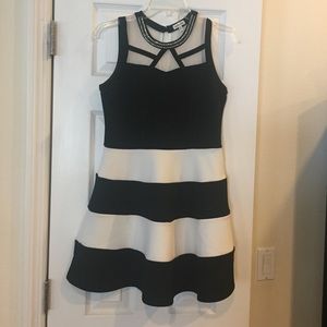 Girls Dress w/ jewel neck- Sophia + Zeke